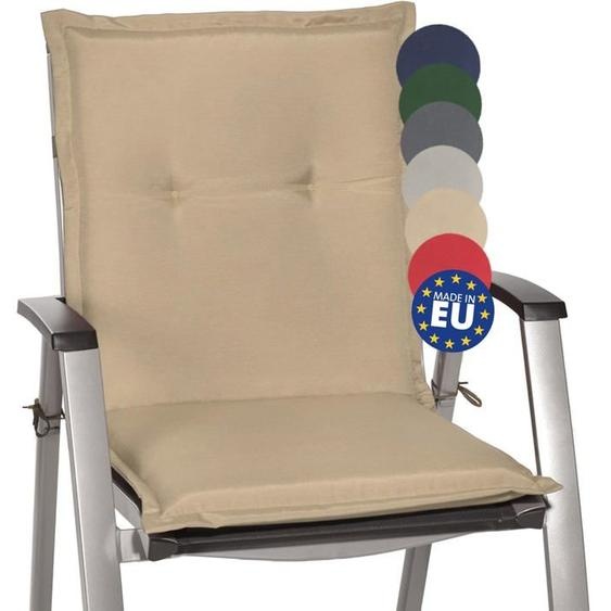 Beautissu Coussins de Jardin de Chaise Loft NL Nature Set de 8-100x50x6cm – Coussin Exterieur Jardin épais & Confortable