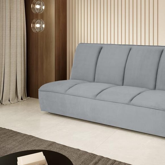 Canapé convertible LEANO 3 places, gris (Riviera80)