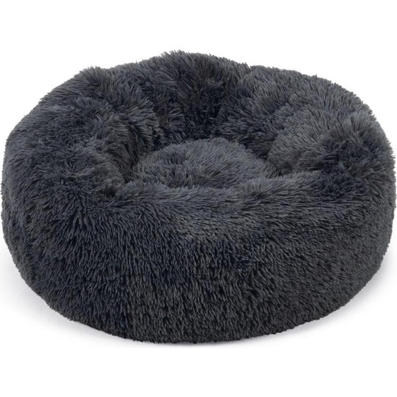 Beeztees Yali - Panier pour chien - Peluche - Gris - Diam. diam. 70 cm