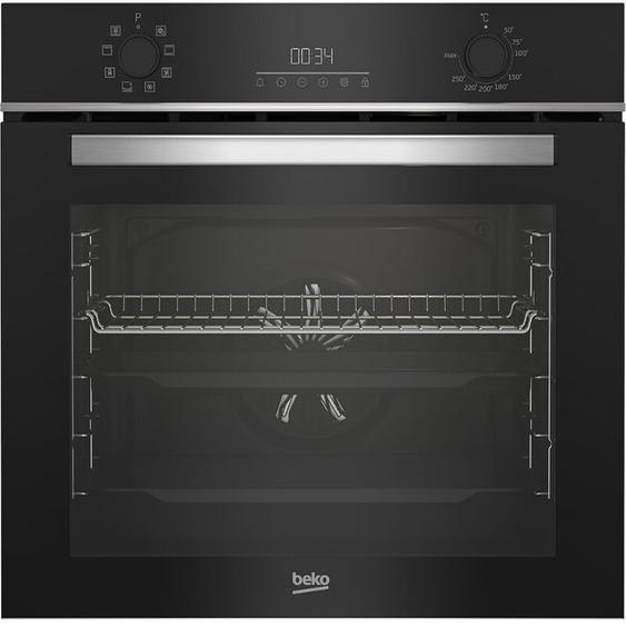 Beko - Four encastrable multifonction 72 l, chaleur tournante AeroPerfect, 8 programmes, nettoyage vapeur SteamShine® (BBIM13300X)