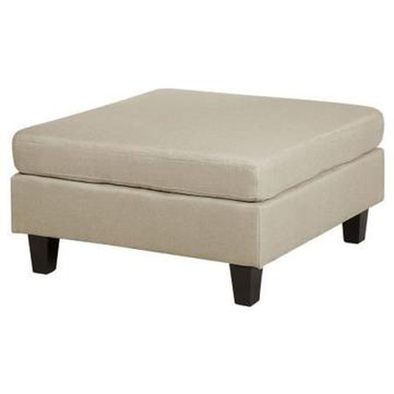 Beliani - Ottoman en tissu beige pour canapé modulable FEVIK