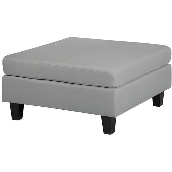 Beliani - Ottoman en tissu gris clair pour canapé modulable FEVIK
