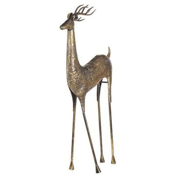 Beliani - Statuette déco renne doré 126 cm PELLO