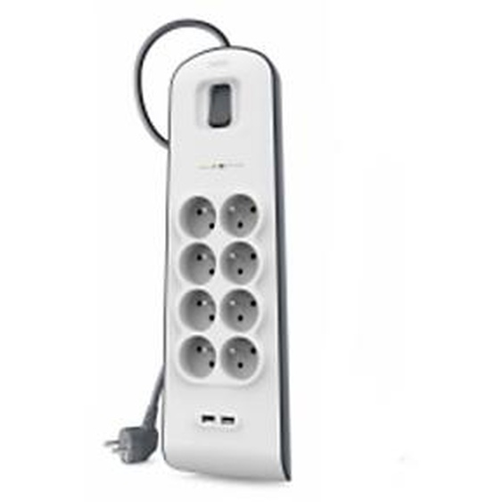 Belkin BSV804ca2M, 900 J, 8 sortie(s) CA, Blanc, 2 m