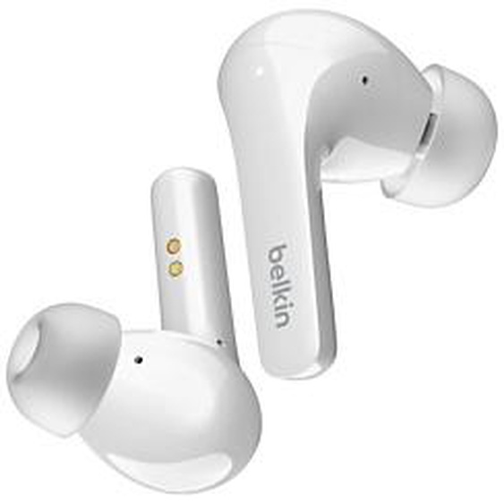 Belkin SOUNDFORM Flow, Sans fil, Appels/Musique, Casque, Blanc AUC006BTWH