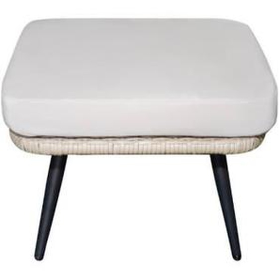 BELLAVISTA - Repose-pieds extérieur avec coussin beige