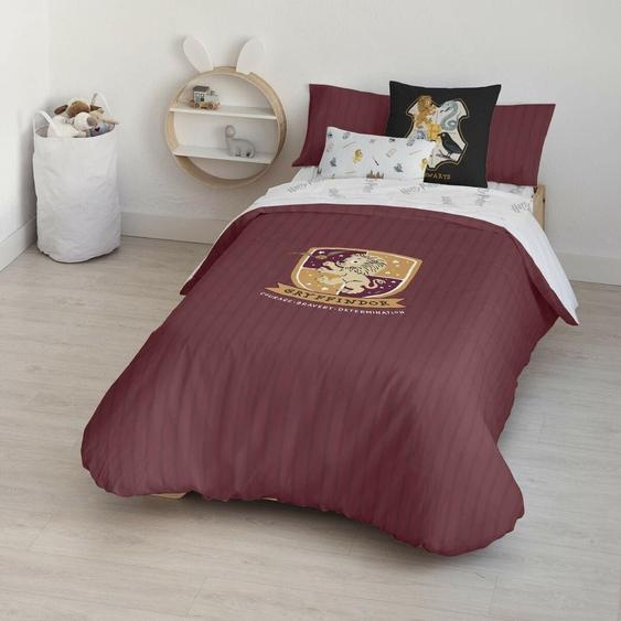 BELUM | Harry Potter Housse de couette, housse de couette boutonnée 100% coton Gryffindor Sweet for Bed of 120 (200X200 cm.)