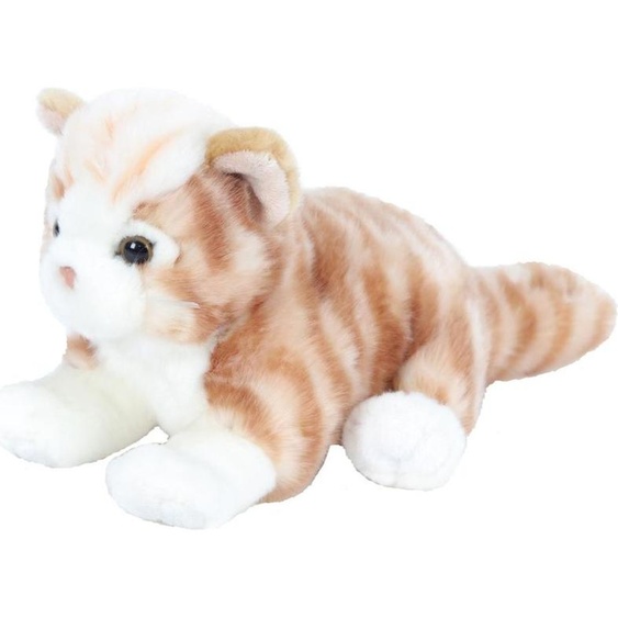 BEPPE Chat couché 30cm rouge 13736