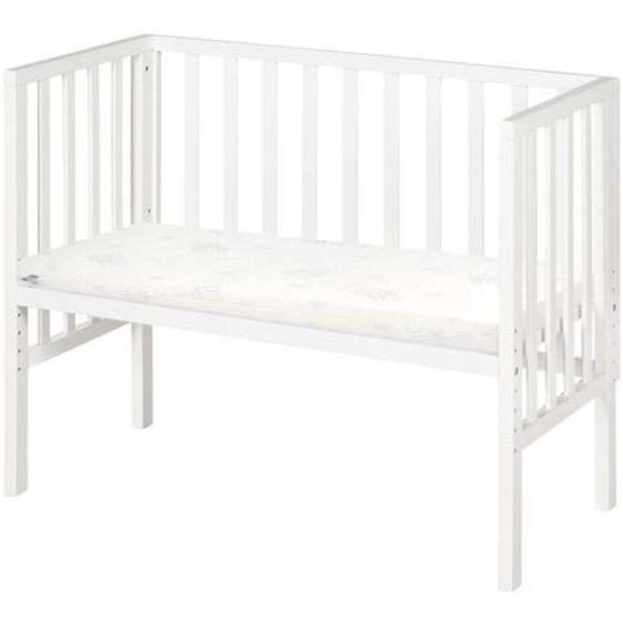 Berceau Cododo 2en1 Avec Matelas Et Accessoires Safe Asleep Blanc
