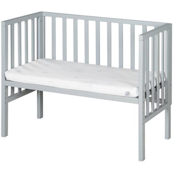 Berceau Cododo 2en1 Avec Matelas Et Accessoires Safe Asleep Gris Taupe