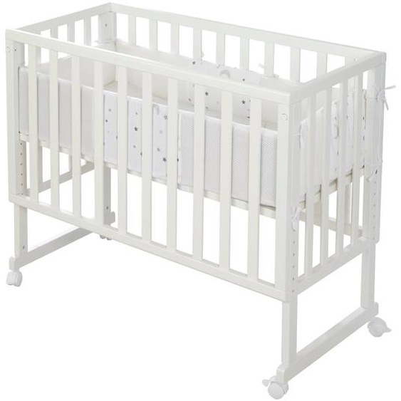 Berceau Cododo 3en1 Avec Matelas Et Accessoires Sternenzauber Grau Blanc / Gris