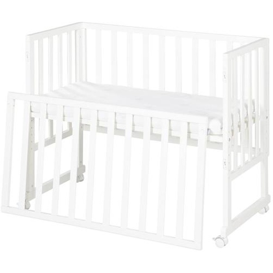 Berceau Cododo 3en1 Avec Matelas Et Barrière Safe Asleep Blanc