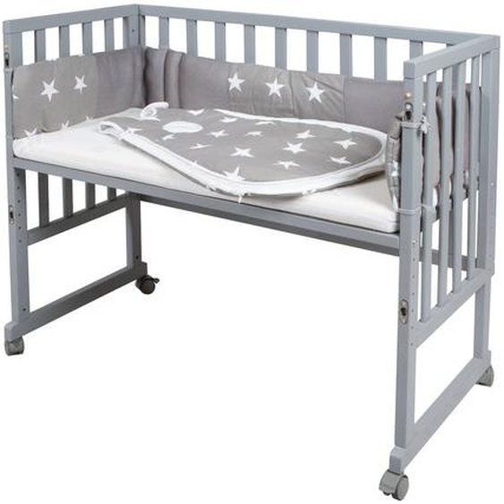 Berceau Cododo 3en1 Complet Avec Gigoteuse Sternenzauber Gris Taupe
