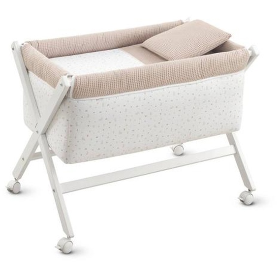 Berceau En Bois Beige/white