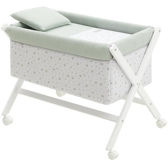 Berceau En Bois Green/white