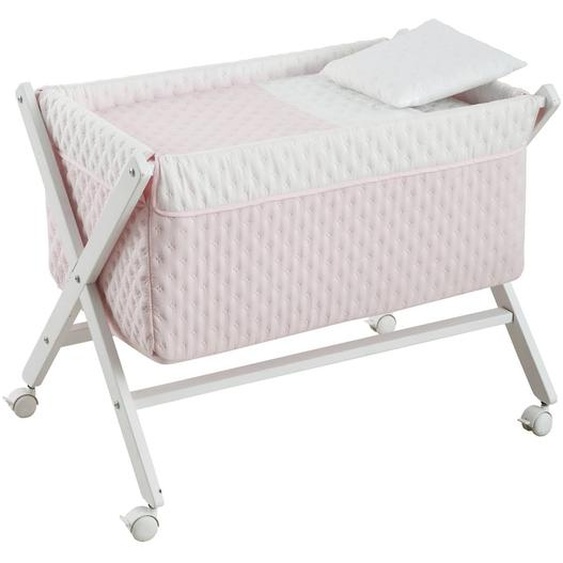 Berceau En Bois Pink/white