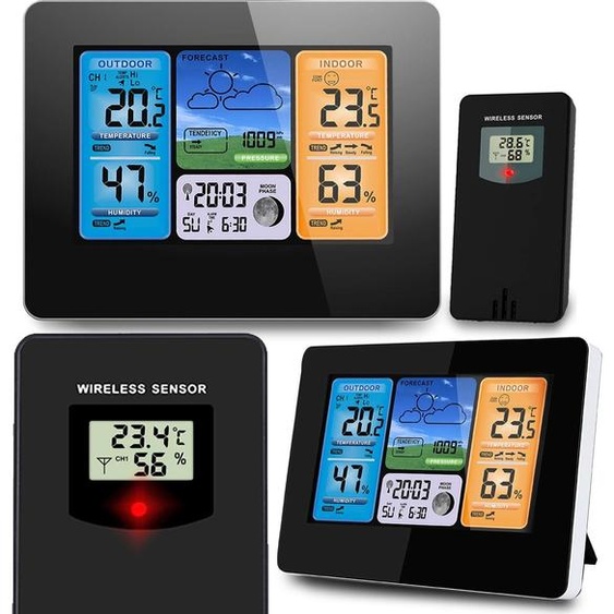 Berdsen Meteorologická stanice s displejem BD-902 erná