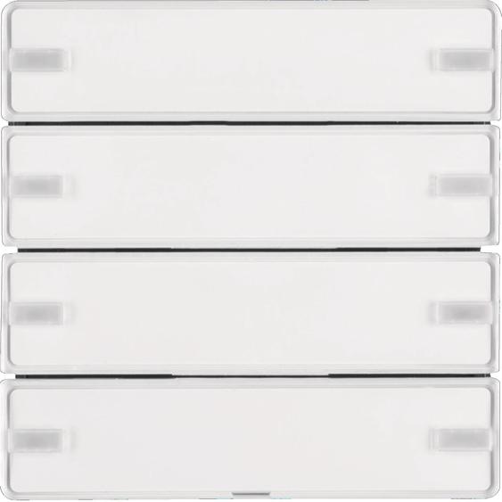 Berker KNX Q.x Capteur tactile quadruple Confort blanc polaire velours, 1 pièce.
