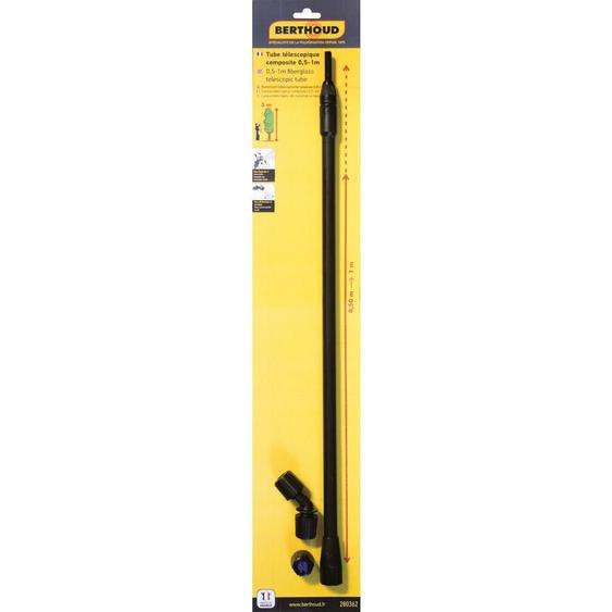 Berthoud - Tube telescopique composite 0,5-1m Stoprex / Profile Garantie 2 ans