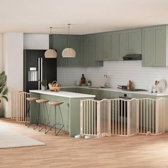 Best Möbel 9-pièces porte pour chien pliable 450 cm bois de peuplier - Niche pour chiens Cloris Nouveau1509278 2parcel