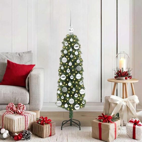 Best Möbel Arbre de Noël artificiel avec 150 LEDs avec support Vert 120 cm - Arbres de Noël artificiels Cloris Nouveau3532676 2parcel