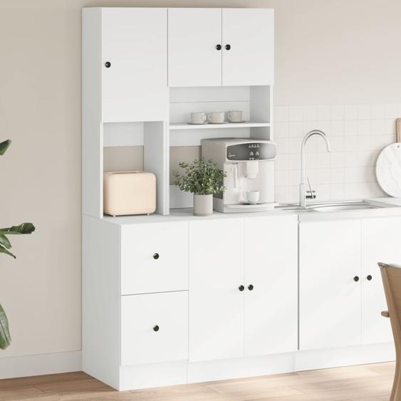 Best Möbel Armoire de cuisine Blanc 95x50x180 cm Bois composite CHY3105202