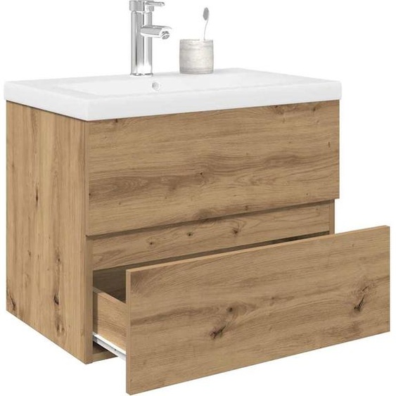 Best Möbel Armoire sous lavabo avec vasque encastrée et robinet - Armoires de toilette CL2318061 2parcel
