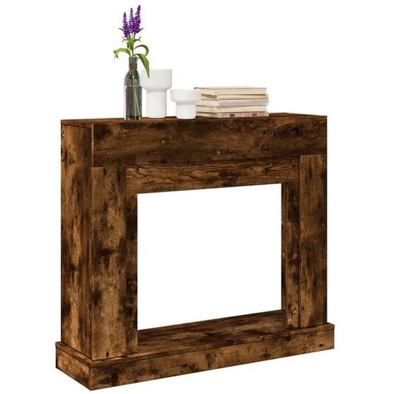 Best Möbel Contour de cheminée chêne fumé 100x30x87,5 cm Matériau dérivé du bois - Cheminées décoratives CL6193600 1parcel