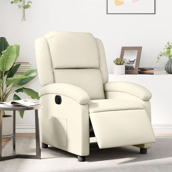 Best Möbel Fauteuil Relax Electrique Crème Similicuir - Fauteuil TV & Relax CL3244429 2parcel