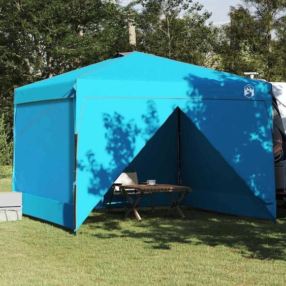 Best Möbel Pop-up Pavillon Tente Bleue 300 x 300 cm Tissu - Pavillons & Tentes de réception Cloris Nouveau4071925 1parcel