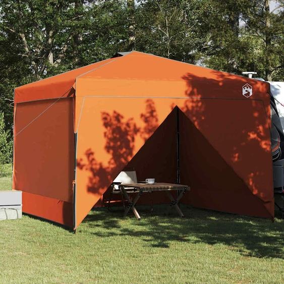 Best Möbel Tente pavillon pop-up Orange 300 x 300 cm tissu - Pavillons et tentes de réception Cloris New1631473 1parcel