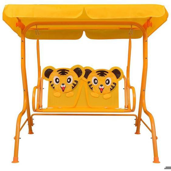 BEST SELLER Balancelle pour enfants Jaune 115x75x110 cm Tissu - Balancelles de jardin - 6945854
