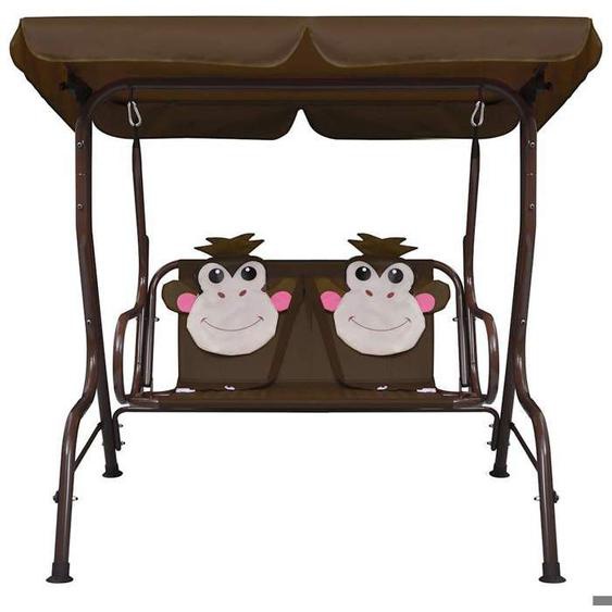 BEST SELLER Balancelle pour enfants Marron 115x75x110 cm Tissu - Balancelles de jardin - 4954628