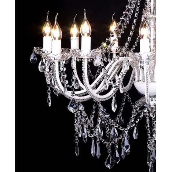 BEST SELLER Lustre vénitien baroque 12 feux 1600 cristaux - Lustres - 3294536