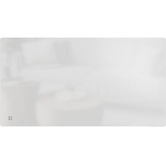 Bestherm - Radiateur électrique fixe à inertie sèche céramique façade en verre 2000W iris horizontal blanc