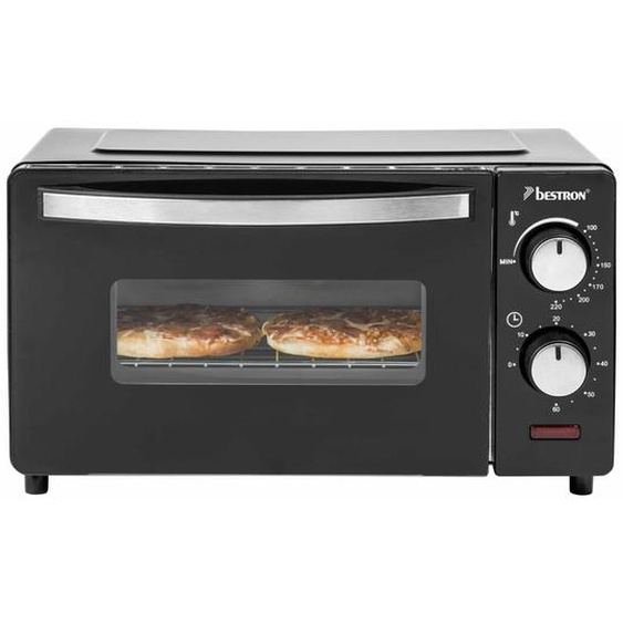 Bestron Mini four à gril AOV9 Noir 800 W 9 L