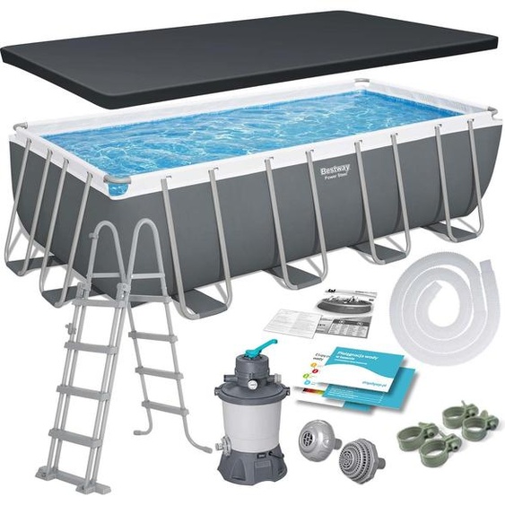 Bestway 56671N 488 x 244 x 122 cm 11in1 cadre de jardin piscine