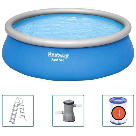Bestway Fast Set Pool-Set Gonflable Rond 457x122 cm