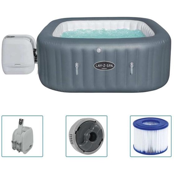 Bestway Lay-Z-Spa Bain à remous gonflable Hawaï HydroJet Pro