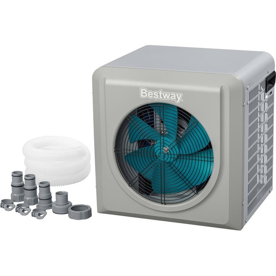 Bestway Pompe à chaleur Air Energy 1200 W Chauffage de piscine 58748 Titanium Echangeur de chaleur jusquà 30.000 litres