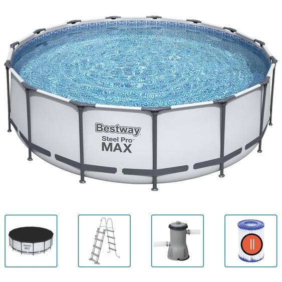 Bestway Pool-Set Steel Pro MAX Rond 457x122 cm