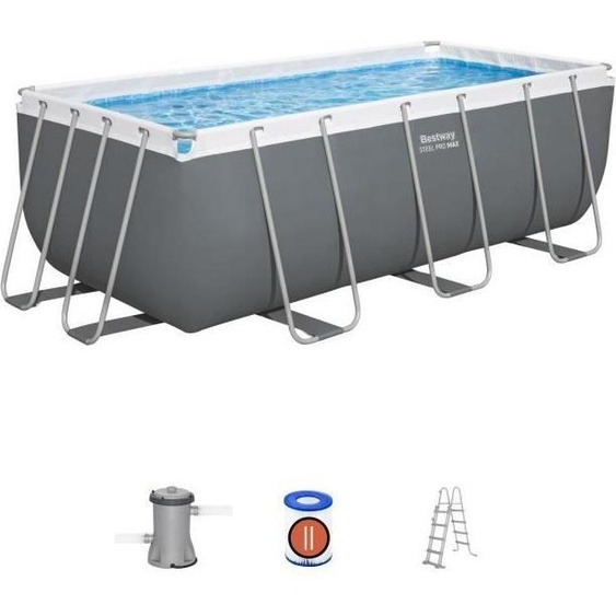 Bestway Power Steel 412x201x122 Cm Piscine rectangulaire 8124 Litres 8124 Litres