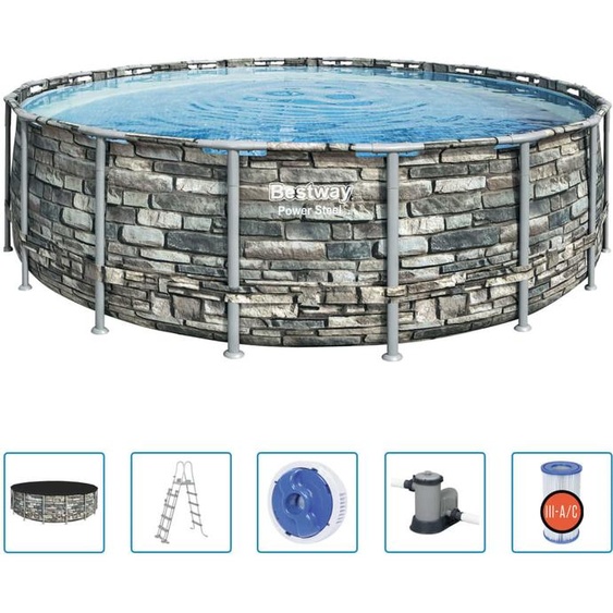 Bestway Power Steel Piscine 549x132 cm