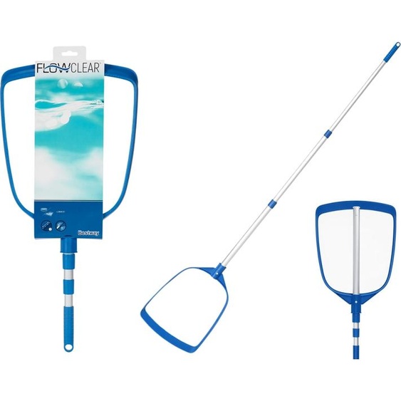 Bestway® Epuisette de piscine AquaScoop™ avec manche télescopique, 163 cm