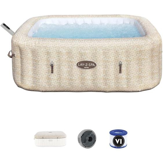 Bestway - Spa gonflable carré Rome Smart AirJet EnergySense 5 - 7 places