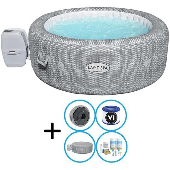 Bestway - Spa - Lay-Z-Spa - Honolulu - Forfait dentretien inclus
