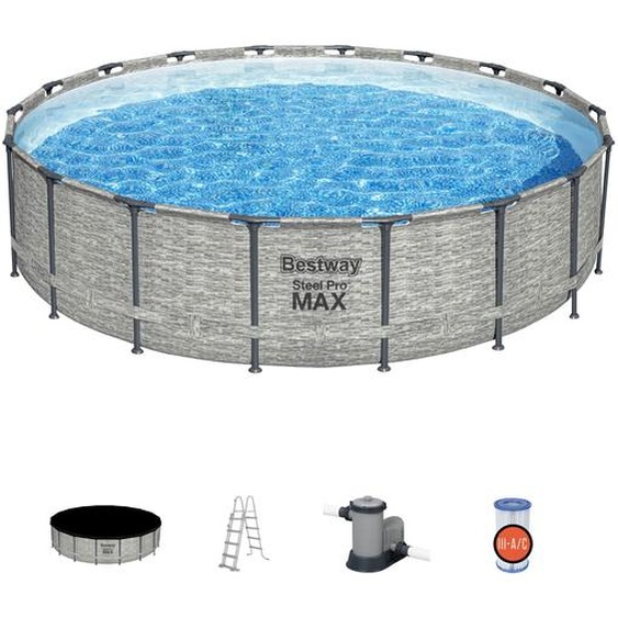 Bestway Steel Pro Max Pool Set 549x122cm 5618Y piscine ronde hors sol