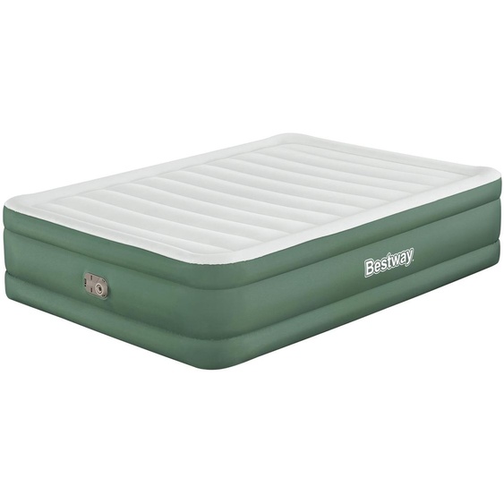 Bestway Toughlite double lit à air TPU avec pompe électrique intégrée 203 x 152 x 46 cm