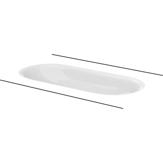 BetteComodo lavabo à encastrer, sans trou pour robinet, sans trop-plein, 774x380x120mm, A218-000PW