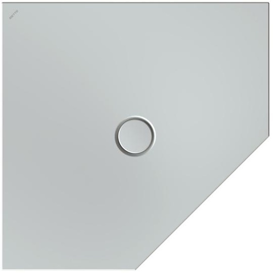 BetteFloor Caro receveurs de douche pentagonaux avec BetteGlasur Plus, 900x900mm, 7191-002PLUS